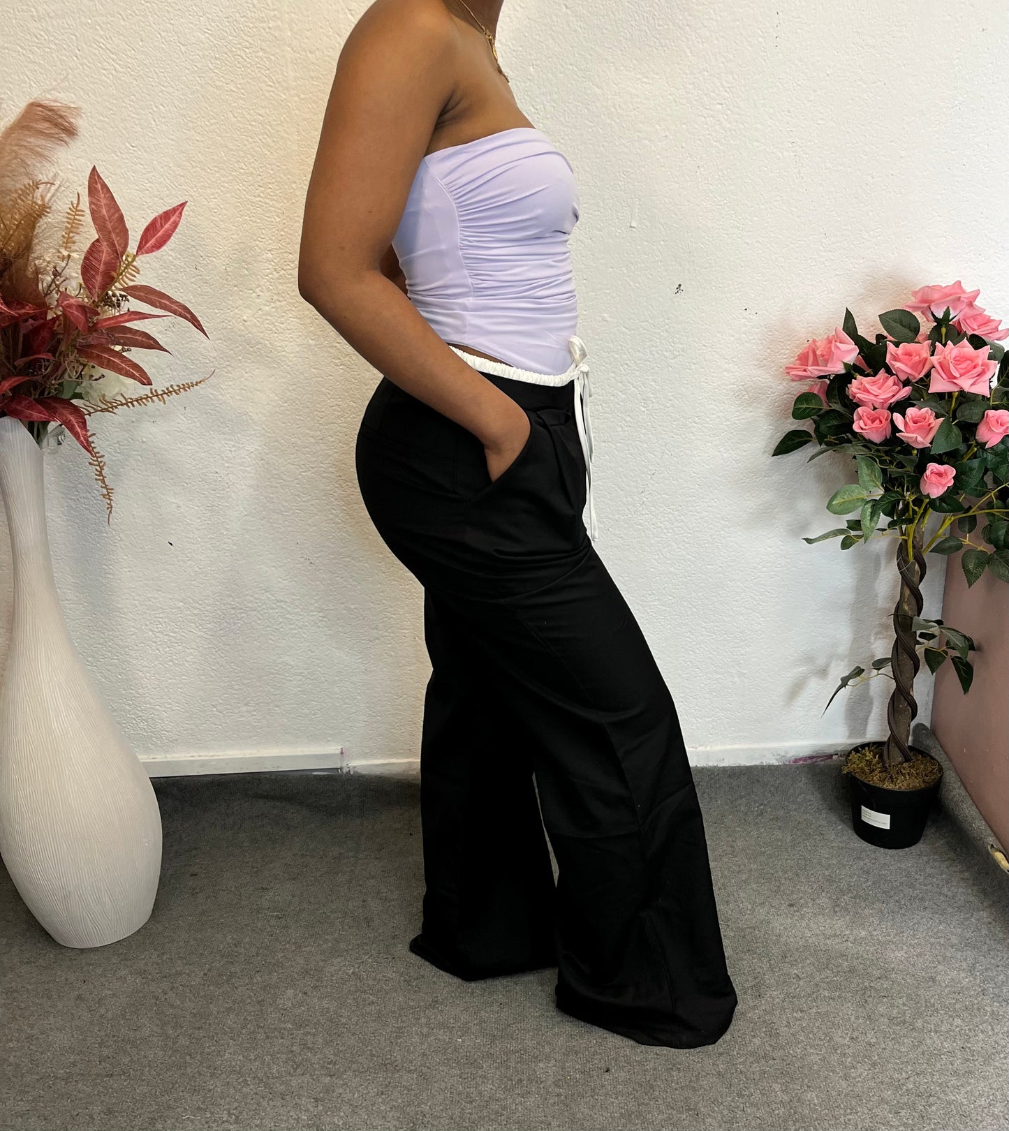 Pantalon basique décontracté