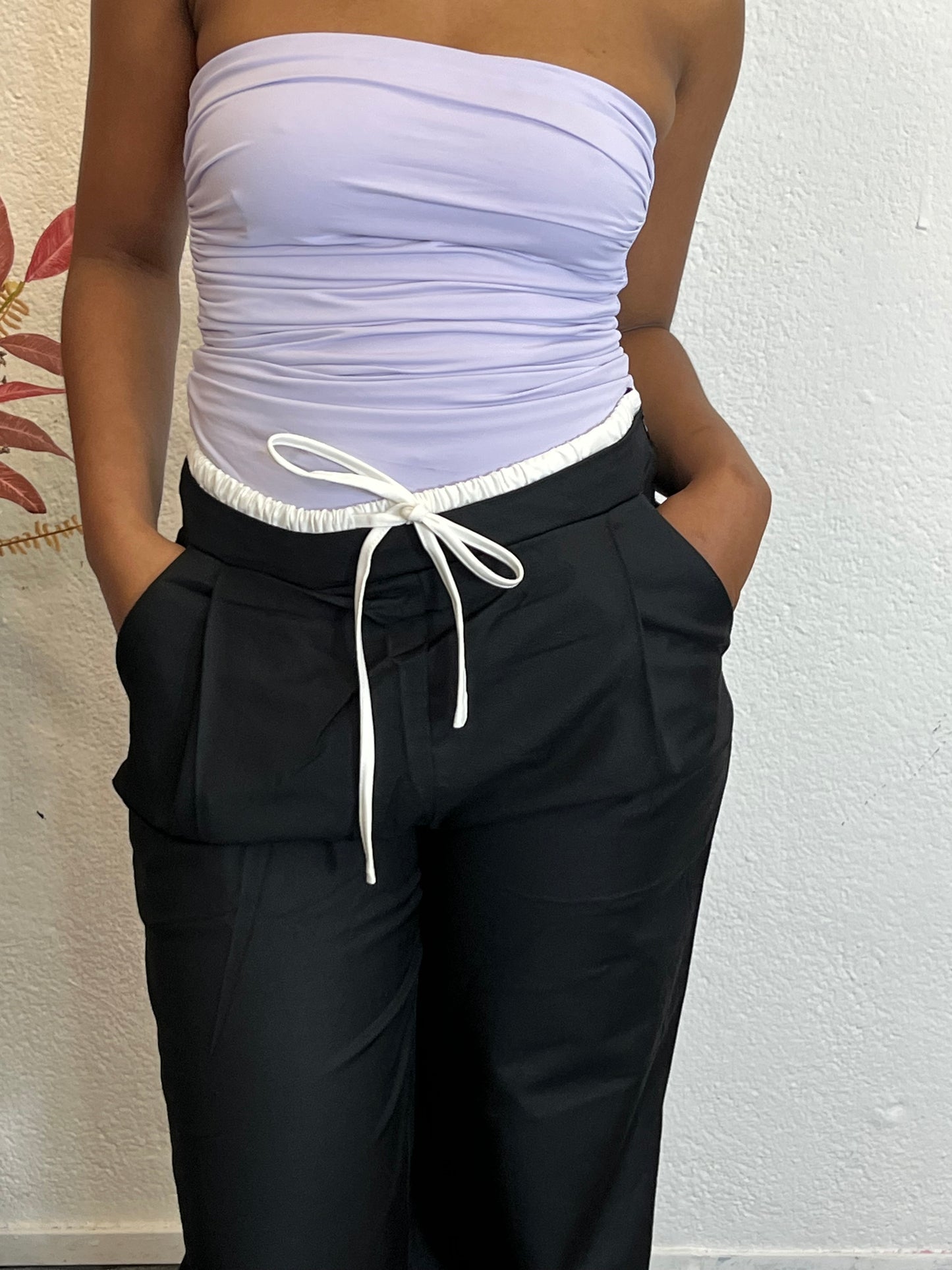 Pantalon basique décontracté